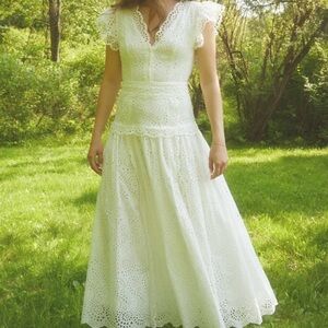 Few Moda Sorella Nella White Eyelet Dress